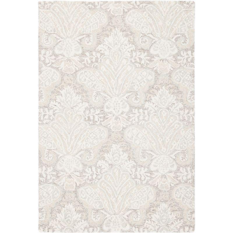 Micro-Loop MLP539 Hand Tufted Area Rug - Beige - 4'x6' - Safavieh.