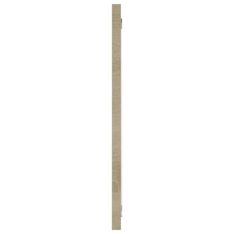 vidaXL Bathroom Mirror Sonoma Oak 39.4"x0.6"x14.6" Engineered Wood