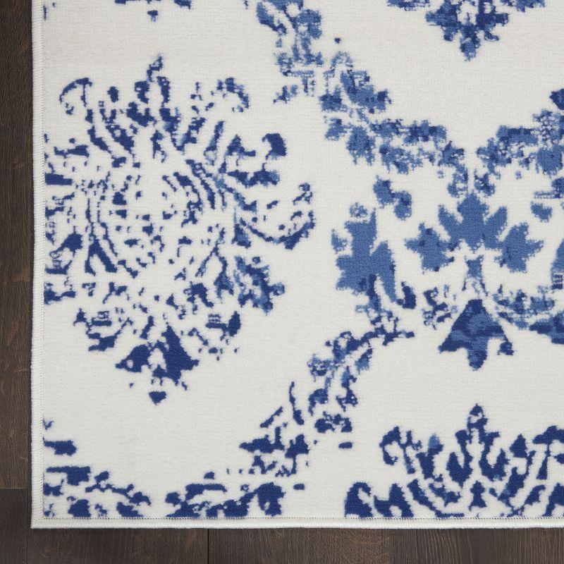 Nourison Whimsicle WHS01 Indoor only Area Rug - Ivory Navy 7' x 10'