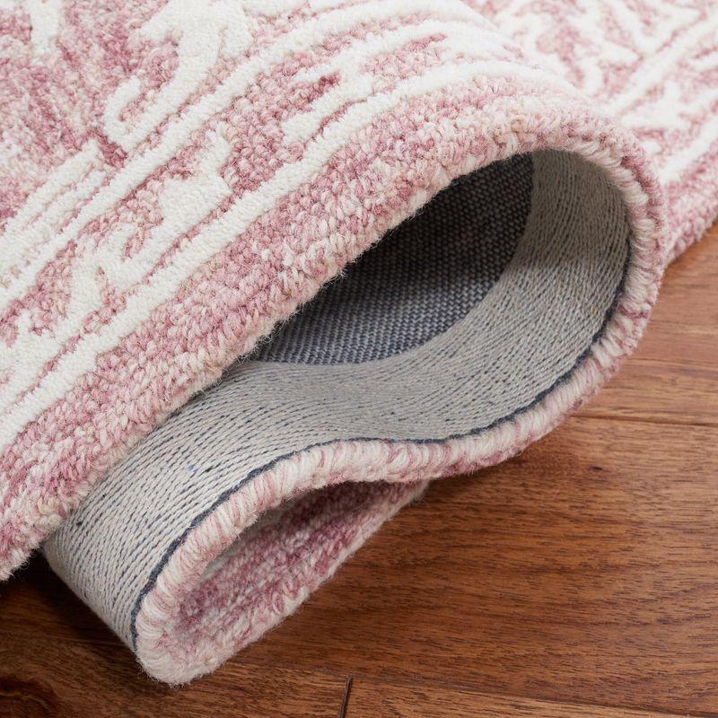 Metro MET865 Hand Tufted Indoor Area Rug - Pink/Ivory - 5'x8' - Safavieh