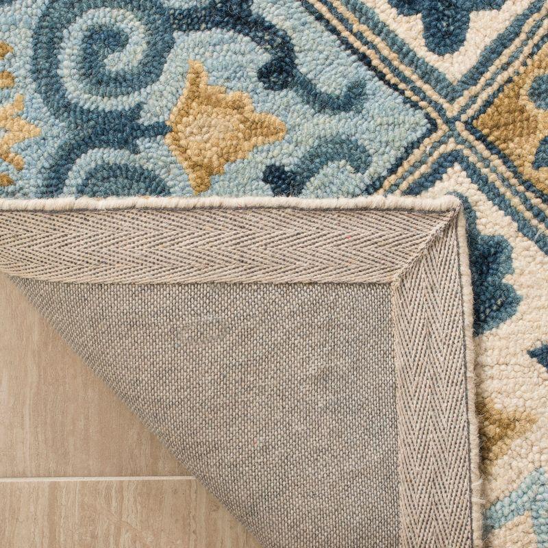 Suzani SZN380 Hand Hooked Indoor Area Rug  - Safavieh