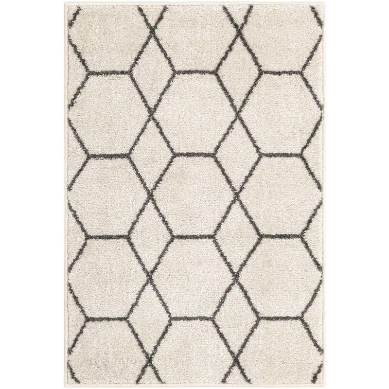 Unique Loom Trellis Frieze Geometric Trellis Indoor Woven Area Rug