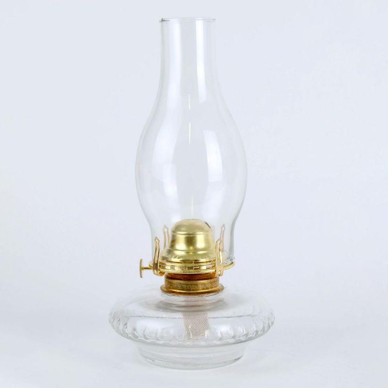 Clear Glass Replacement Hurricane Lamp Chimney, 8 3/8 Inches High