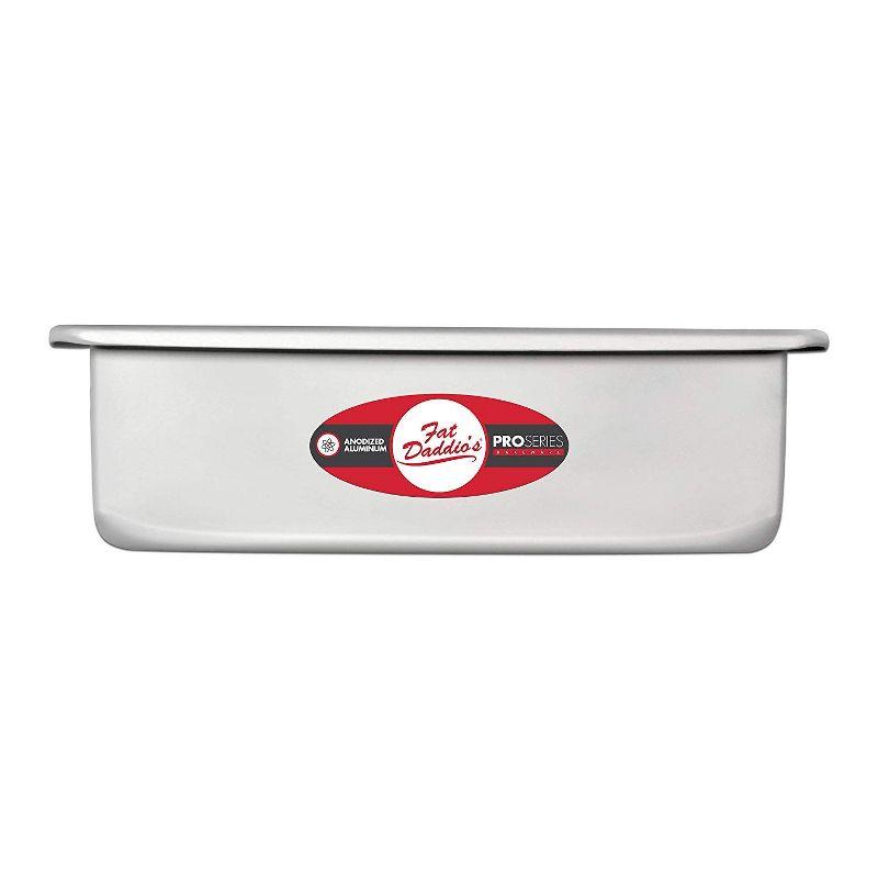 Fat Daddio's POB-9133 Anodized Aluminum Sheet Cake Pan 9 x 13 x 3 Inch, Silver