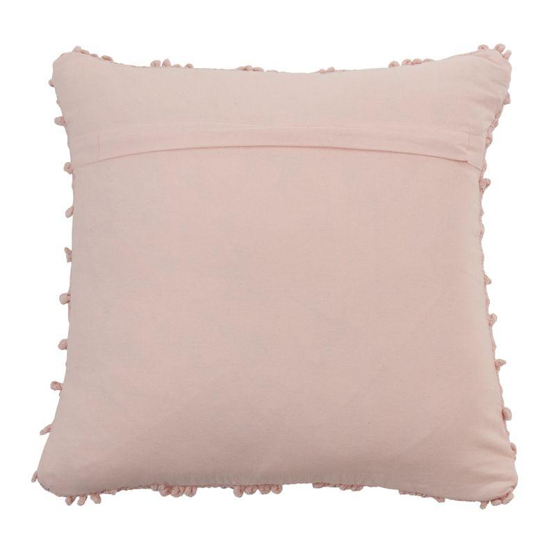 Saro Theo Collection Ruffled Cotton Throw Pillow