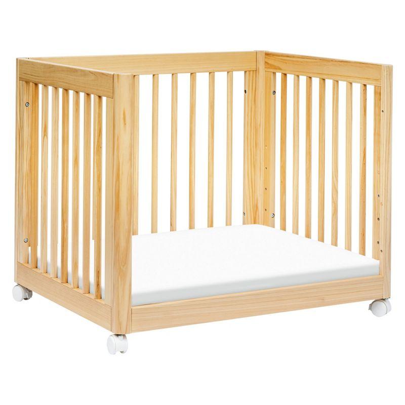 Babyletto Yuzu Natural Wood 8-in-1 Convertible Baby Crib with All Stages Conversion Kit