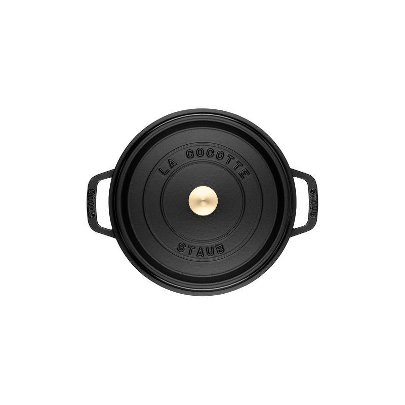 Staub ® 5.5-Qt Matte Black Cocotte