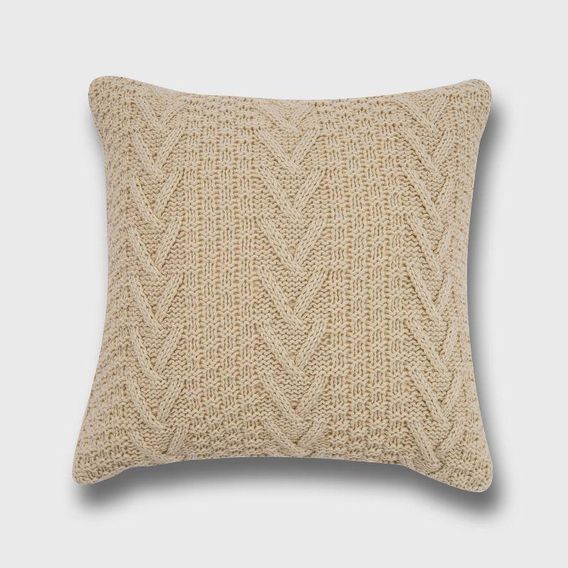 EverGrace Ratree Chunky Reversible Throw Pillow