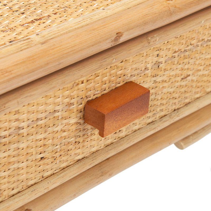 Bea 1 Drawer 1 Shelf Nightstand - NST4000 - Natural - Safavieh