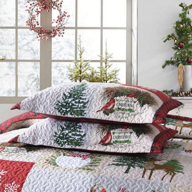 MarCielo Plaid Quilt Set