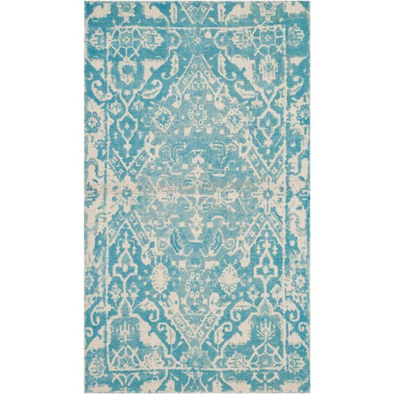 Restoration Vintage Hand Tufted Wool Oriental Rug