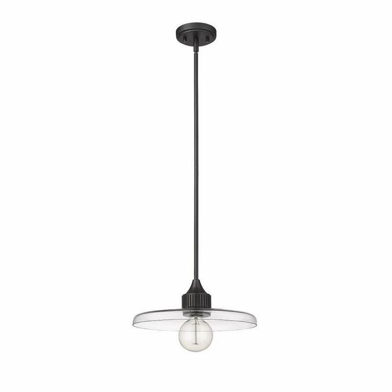 Z-Lite Paloma 1 - Light Pendant in  Matte Black