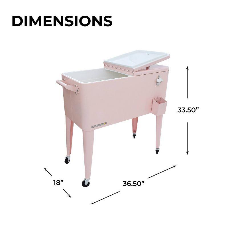 Winado 80 Qt. Outdoor Rolling Cooler Cart