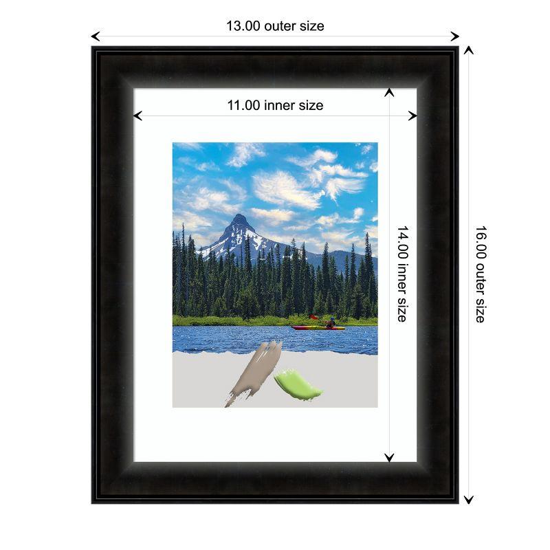 Amanti Art Madison Black Wood Picture Frame