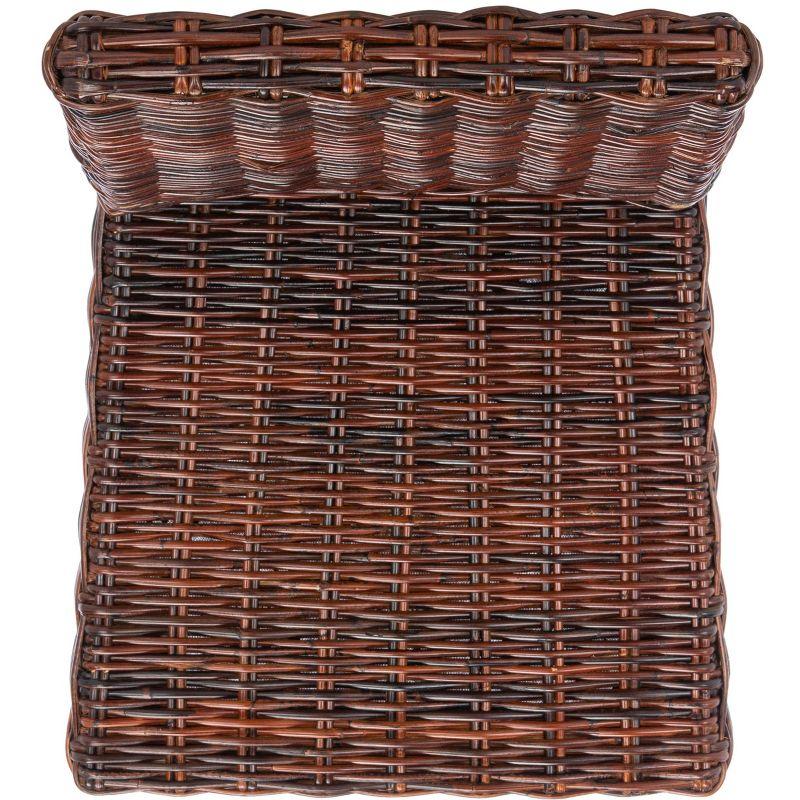 Sanibel 18''H Rattan Side Chair (Set of 2) - Antique Walnut - Safavieh