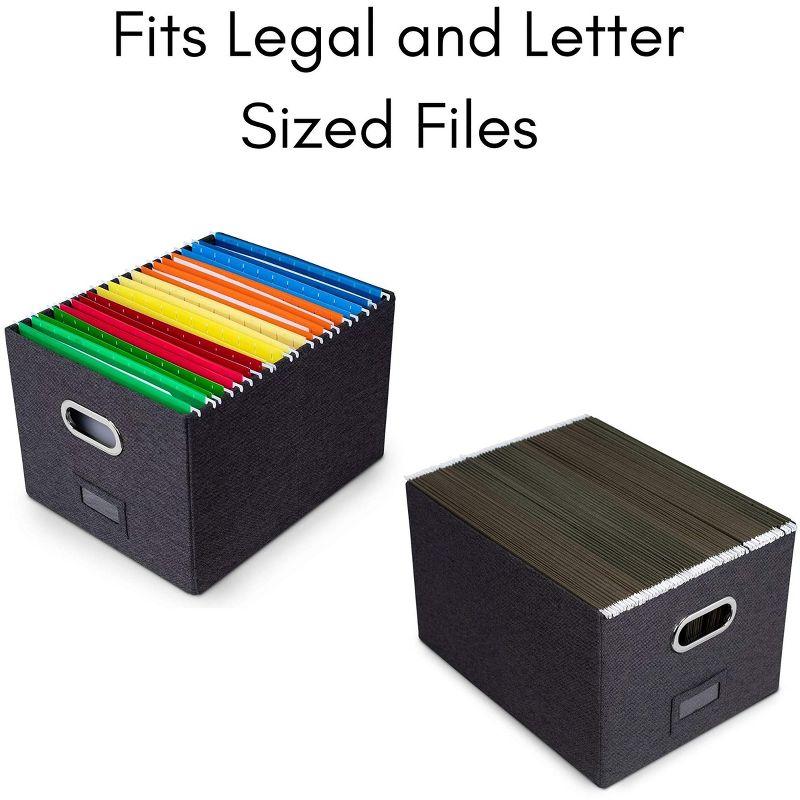 BirdRock Home Internet's Best Collapsible File Storage Fabric Box