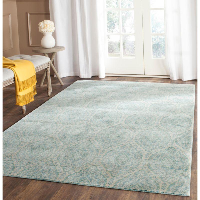 Alpine Cream Hand-Knotted Synthetic 4' x 6' Area Rug