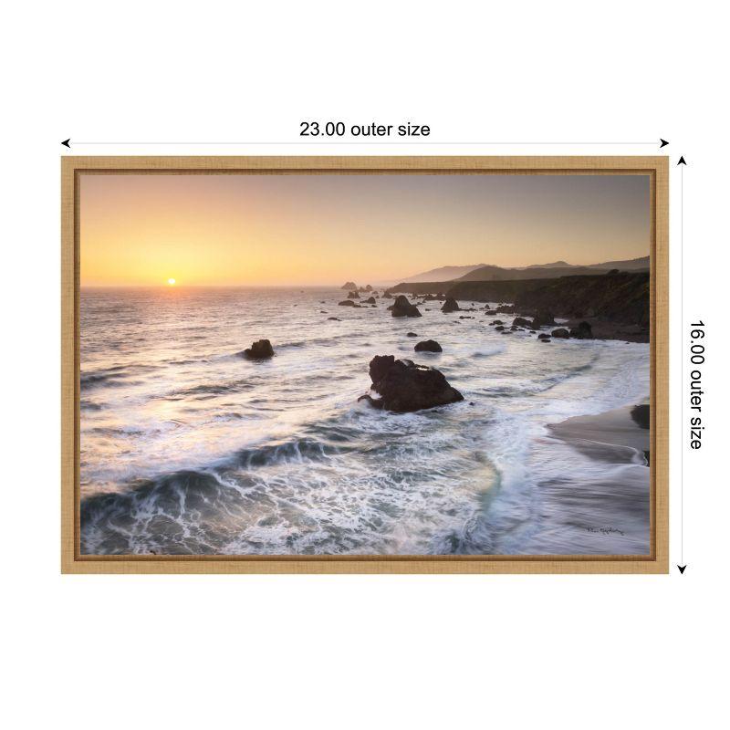 Amanti Art Sonoma Coast Sunset by Alan Majchrowicz Framed Canvas Wall Art