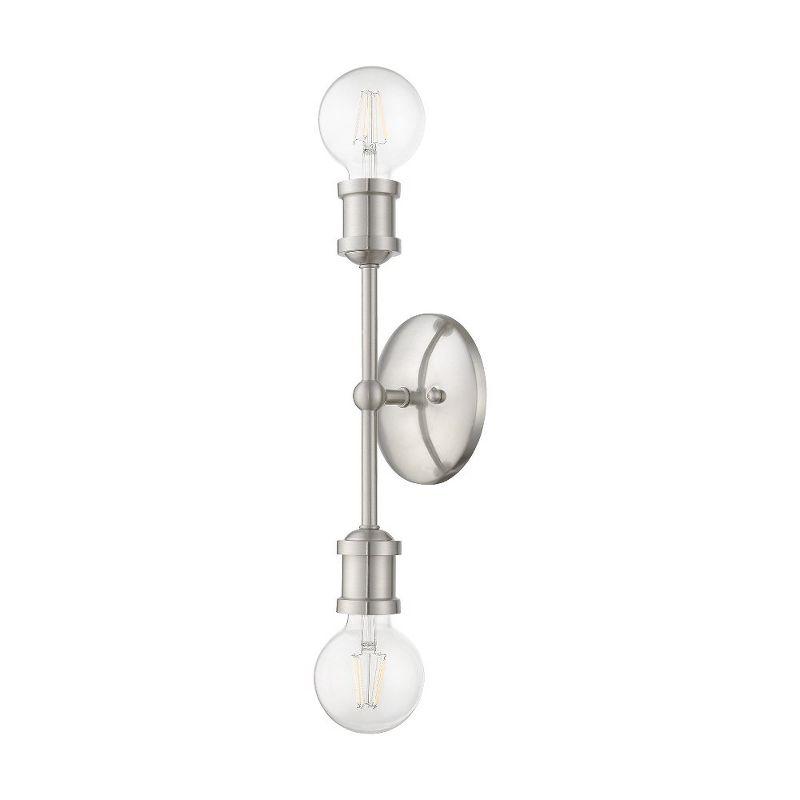 Livex Lighting Lansdale 2 - Light Vanity in  Brushed Nickel