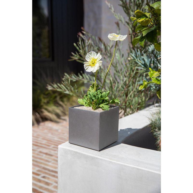 Geo Series Cube Plastic Planter