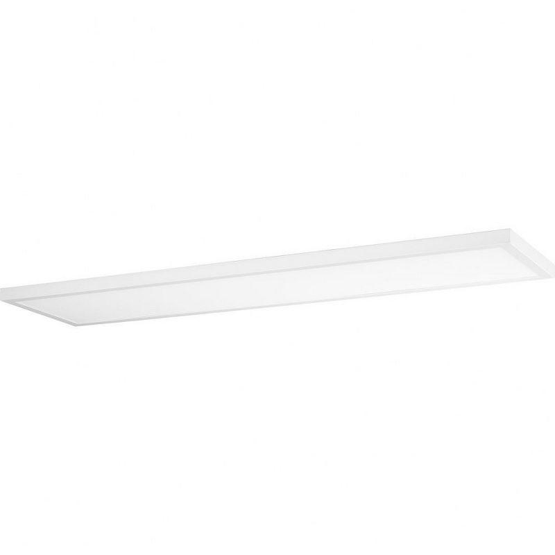 Progress Lighting, Everlume Collection, 1-Light, LED Linear Panel Light, Satin White, Frosted Polycarbonate Shade