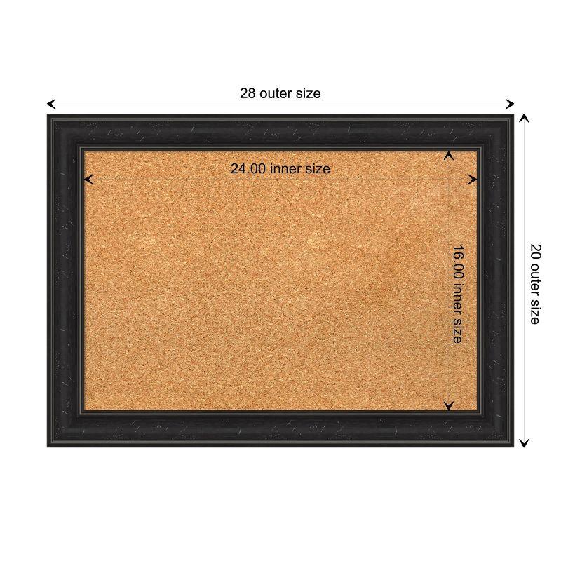 Amanti Art Shipwreck Narrow Framed Corkboard, Natural Cork