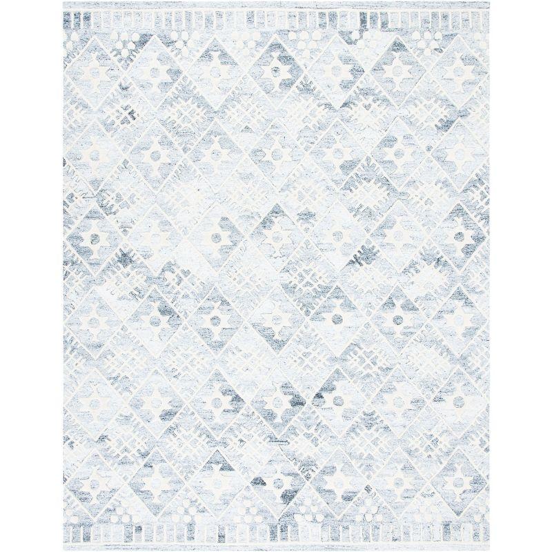 Roslyn ROS803 Hand Tufted Area Rug - Grey/Ivory - 6'x9' - Safavieh.