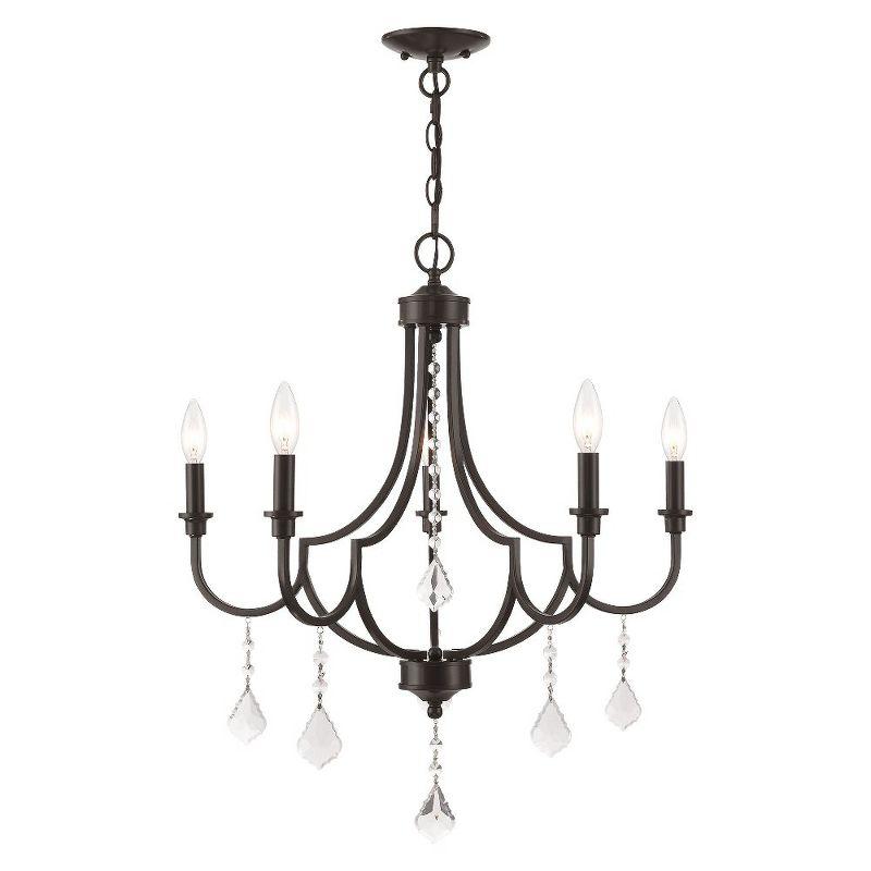 Livex Lighting Glendale 5 - Light Chandelier in  English Bronze