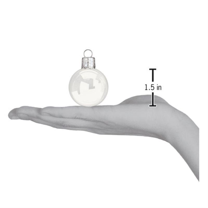 Old World Christmas Old World Christmas Glass Ornament for Trees, 12 Classic Balls, 1.5"