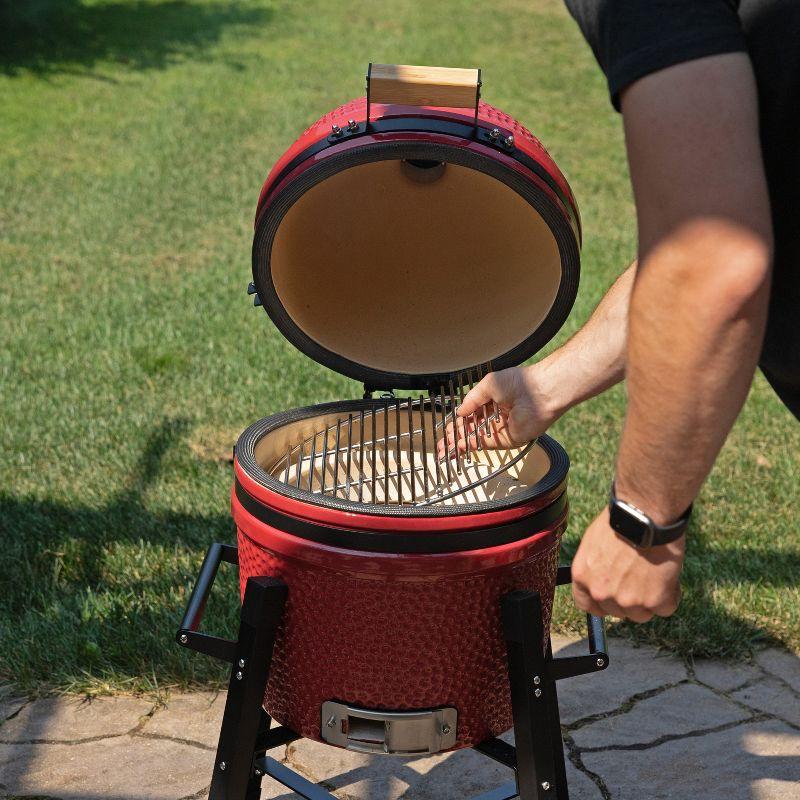 Mullite Kamado Grill with Stand