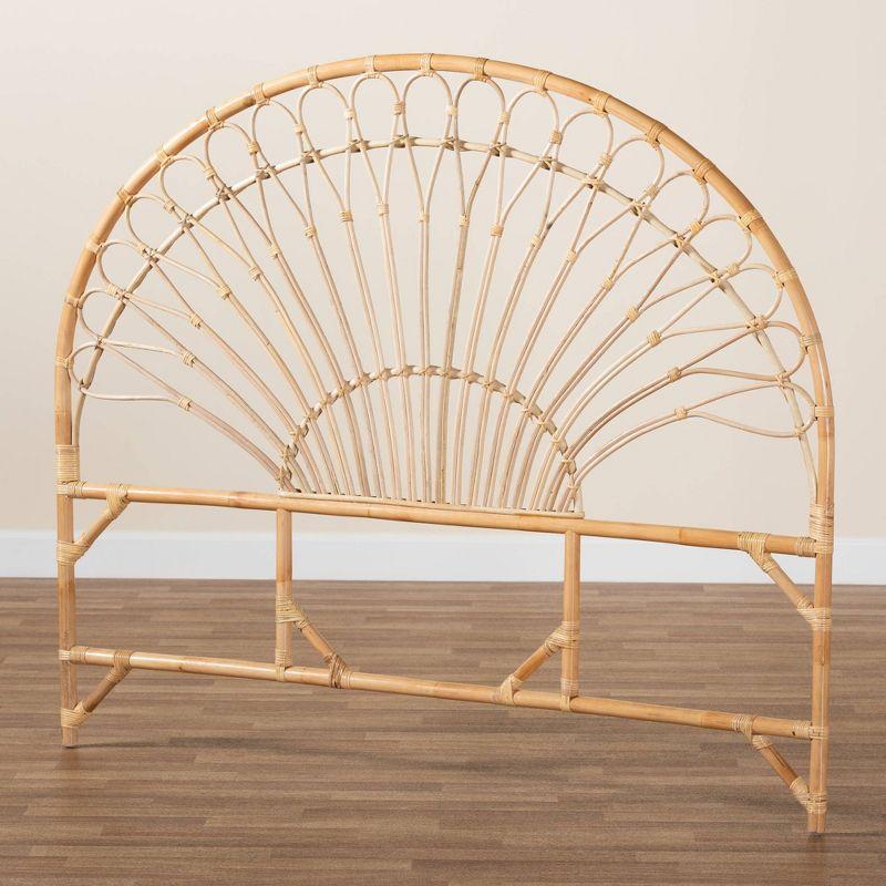 Bayou Breeze Wicker/Rattan Open-Frame Headboard