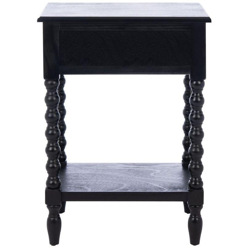 Dakota Fields Solid Wood Top End Table with Storage