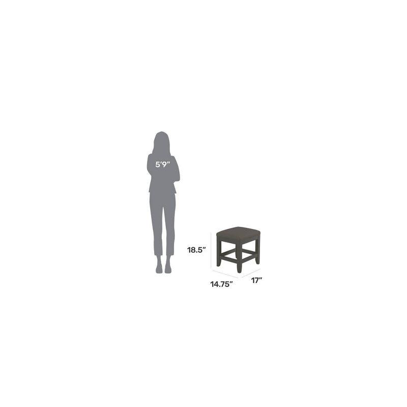 Bedford Vanity Bench Black - Homestyles