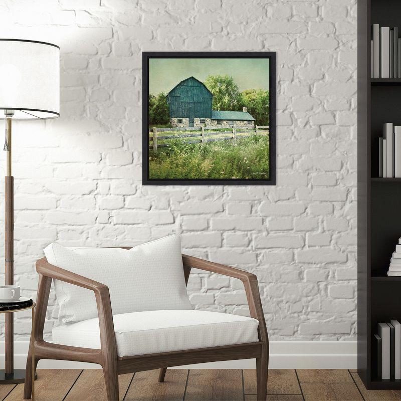 Amanti Art Blissful Country III (Barn) by Elizabeth Urquhart Framed Canvas Wall Art