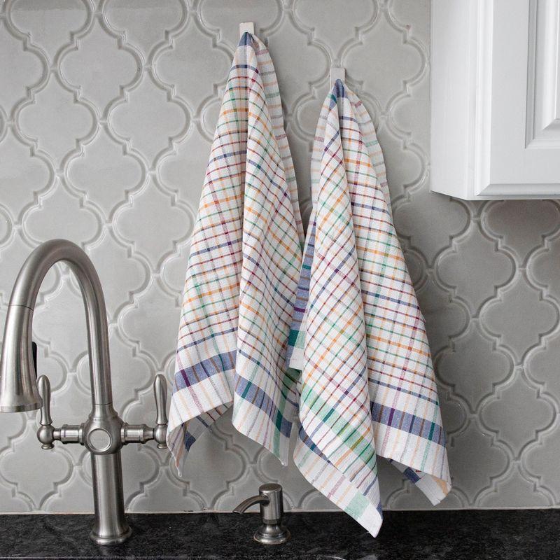 Cotton Plaid Jacquard Tea Towel Kitchen Towel