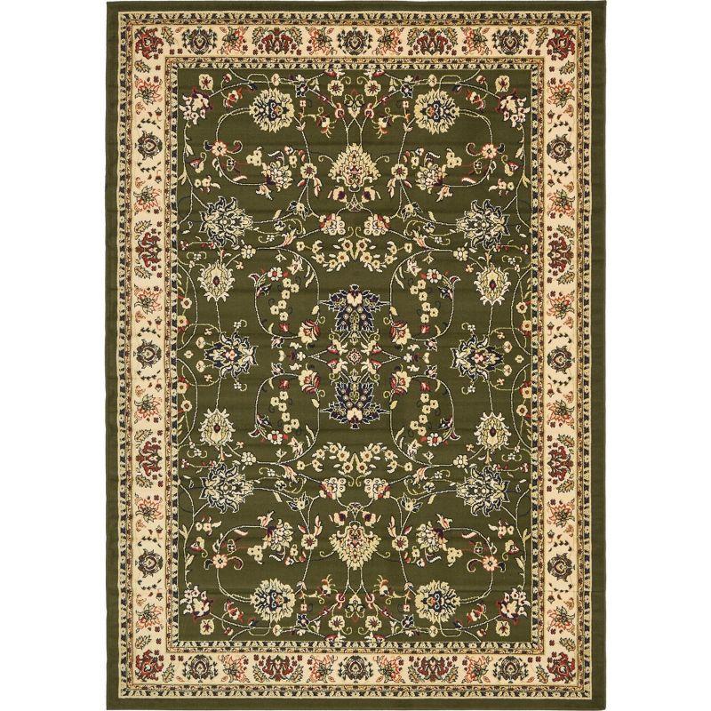 Unique Loom Sialk Hill Washington Floral Indoor Woven Area Rug