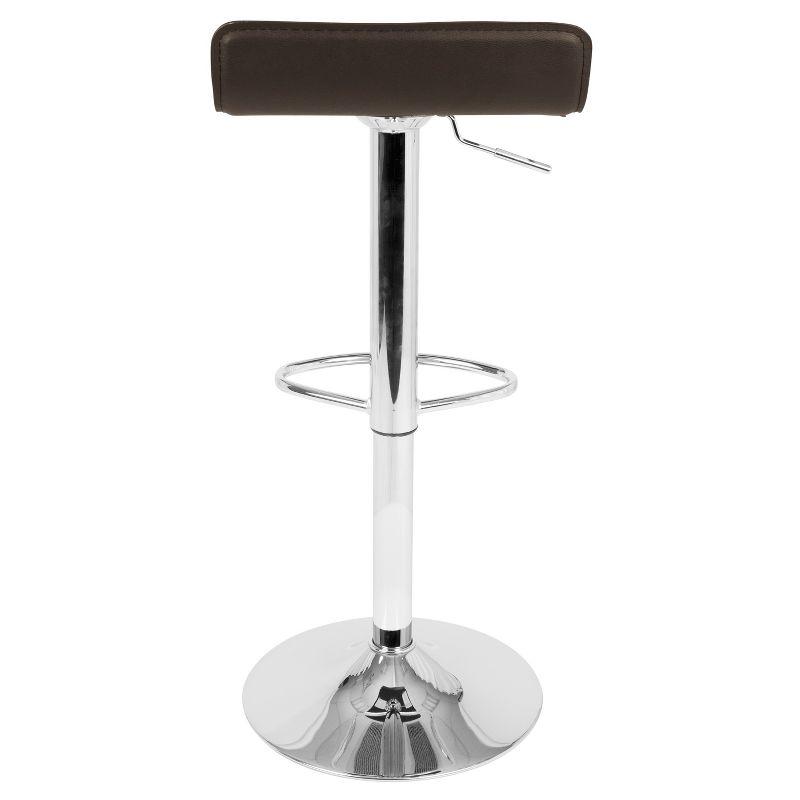 Set of 2 Ale Contemporary Adjustable Barstool - Lumisource