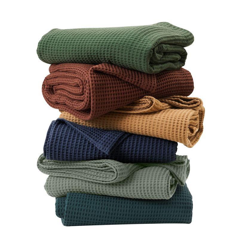 FreshFolds 100% Cotton Waffle Weave Blanket