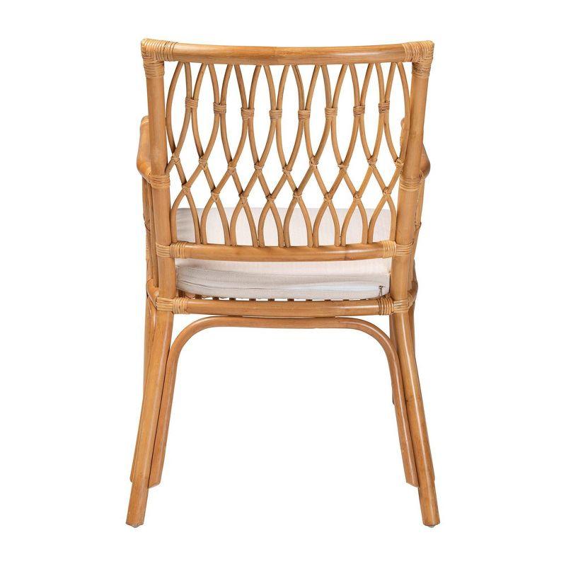 bali & pari Maisa Rattan Arm Chair Light Honey