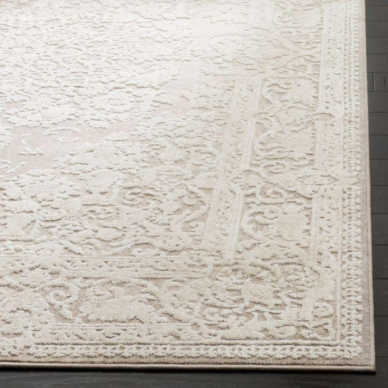 Reflection RFT664 Power Loomed Indoor Area Rug - 5'x5' - Beige/Cream - Safavieh
