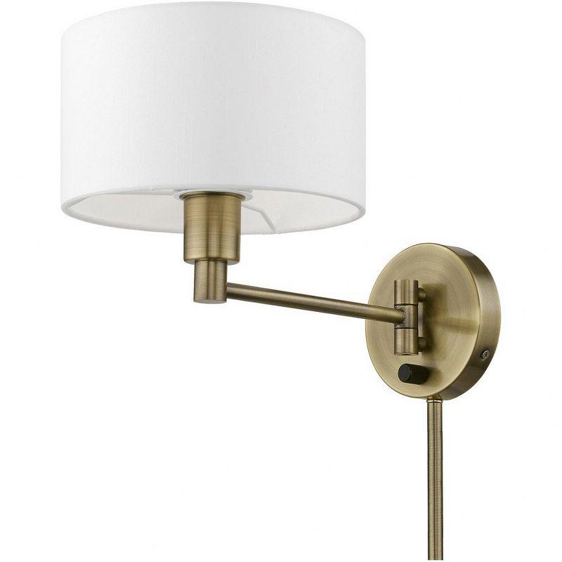 Livex Lighting 1 - Light Wall Light in  Antique Brass