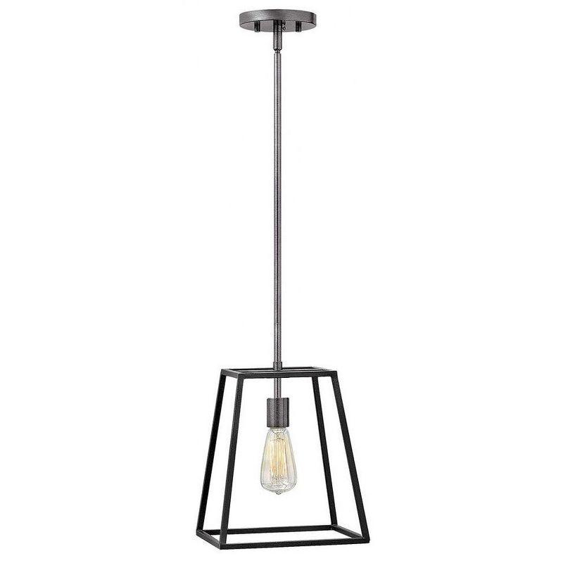 Hinkley Lighting Fulton 1 - Light Pendant in  Aged Zinc