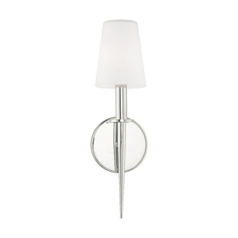 Livex Lighting Witten 1 - Light Wall Light in  Polished Chrome