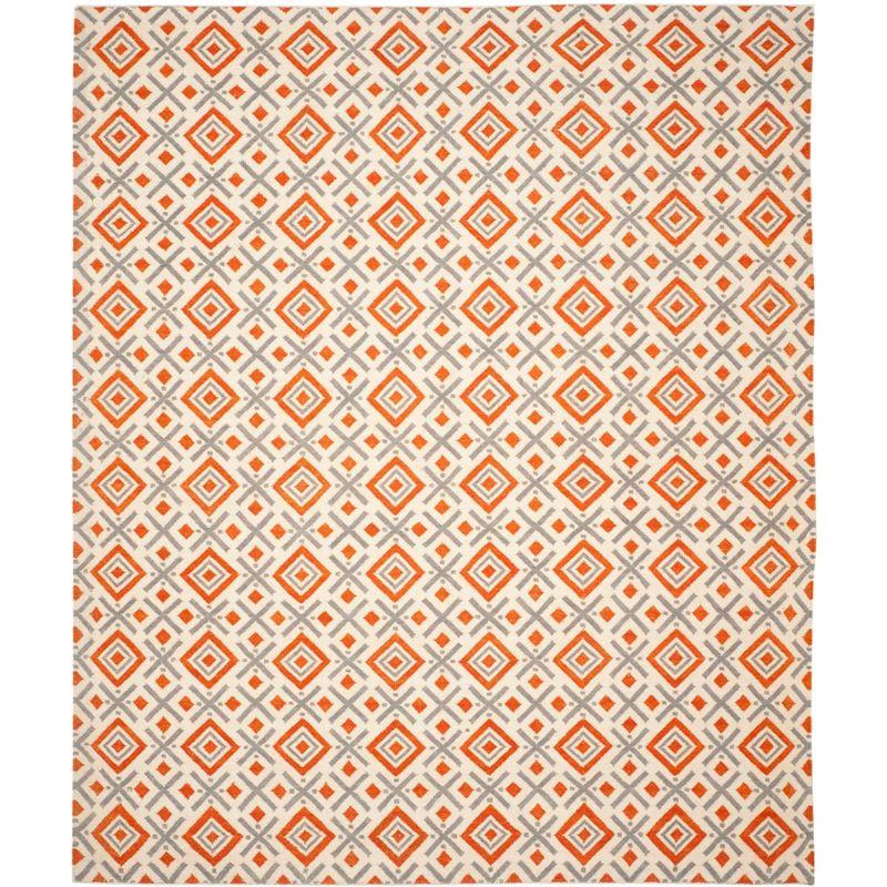 Dhurries DHU116 Hand Woven Area Rug  - Safavieh