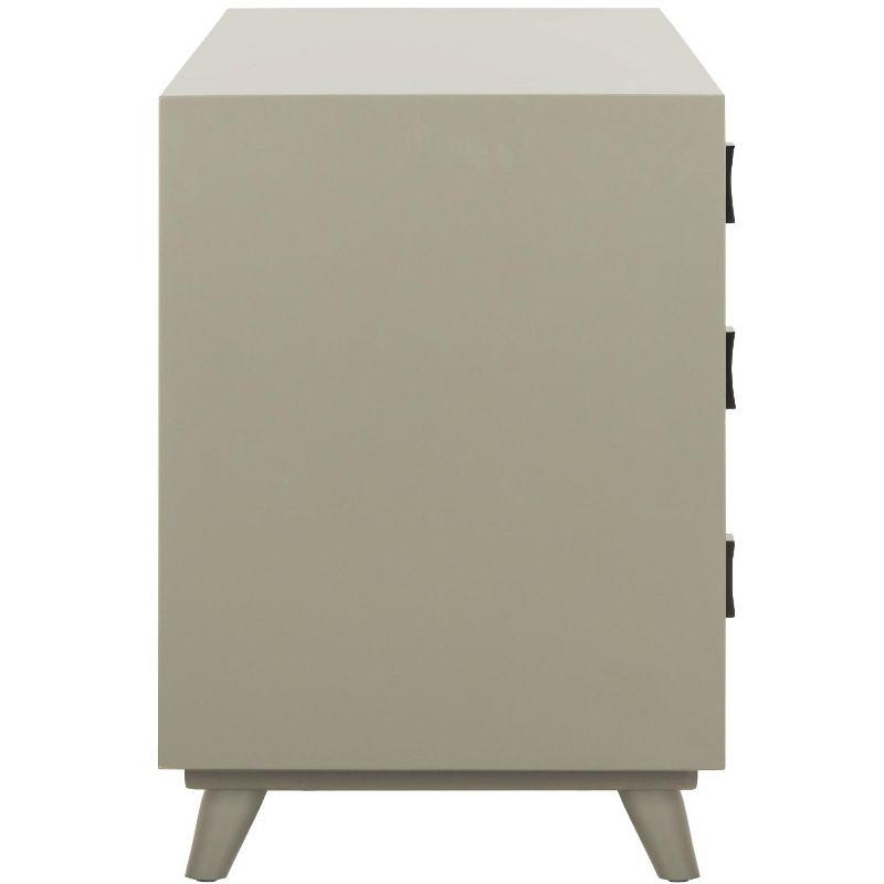 Blaize 3 Drawer Chest - CHS6601 - Dark Grey/Black - Safavieh