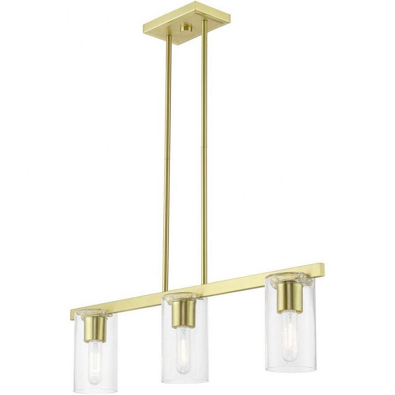 Livex Lighting Clarion 3 - Light Chandelier in  Satin Brass