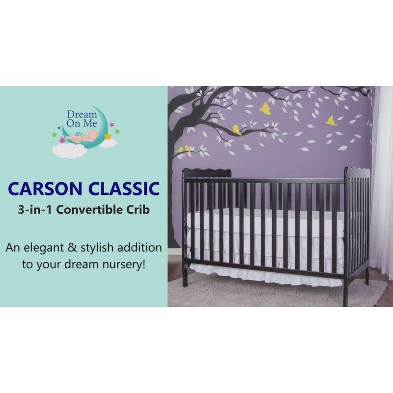 Dream On Me Carson Classic 3-In-1 Convertible Crib