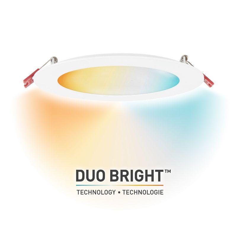 6'' Selectable Color Temperature Dimmable Air-Tight IC Rated Recessed Lighting Kit