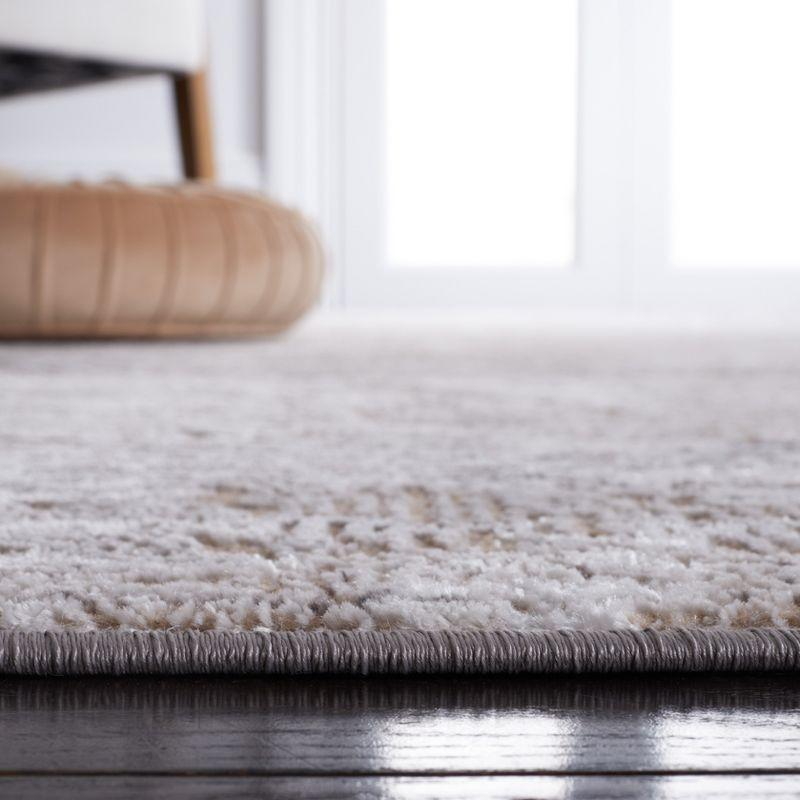 Amelia ALA271 Machine Made Indoor Area Rug - Beige/Gray - 6'-7"x6'-7" - Safavieh