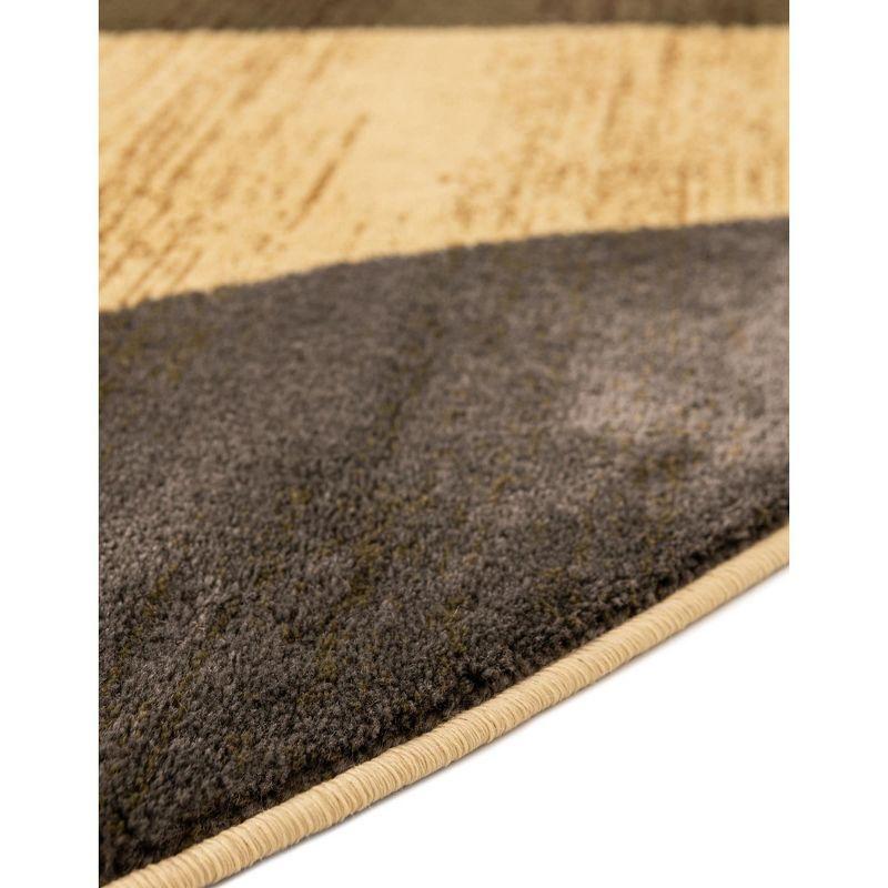 Unique Loom Ivetta Abstract Beige Area Rug